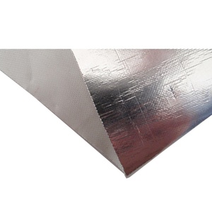 قماش عازل حراري من الألياف الزجاجية المغلفة برقائق الألومنيوم خالٍ من القلويات بسعر المصنع مع خدمة القص وأحجام قابلة للتخصيص - Product Image 1