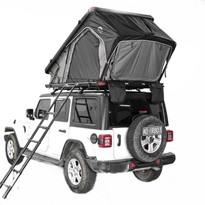 2024 nuovo triangolo in alluminio a conchiglia per esterni 4x4 camion SUV pick-up auto tenda da 2-3 persone facile installazione tetto tende per campeggio - Product Image 3