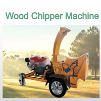 Broyeur à bois électrique YB-6130 Hicas avec moteur et pompe de 22 kW pour le broyage des branches d'arbres et des bûches