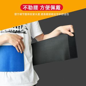 Lumbar Support Belt Blue Breathable <b>Wrap</b> Around Adult Waist Protection Sports Health Gear - Product Image 5