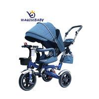 Poussette pliante 4 en 1 certifiée CE WQL, tricycle portable à 3 roues, vélo pour enfants