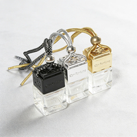 Emballage en carton industriel, diffuseur de parfum de voiture personnalisé de luxe, vide, carré, 8 ml, avec couvercle en bois