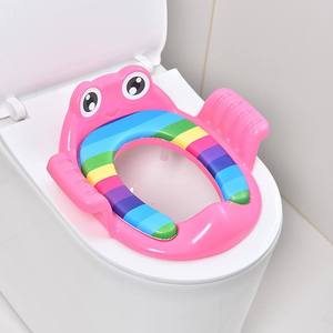 Siège d'apprentissage de la propreté pour bébé en gros, nouveau design, coussin de toilette souple pour nourrisson, forme grenouille mignonne - Product Image 1