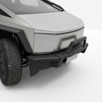 Accessoires extérieurs pour Cybertruck, pare-chocs avant en acier, finition polie, protection robuste contre les chocs, installation facile pour Tesla