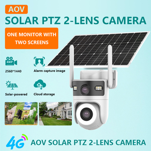 2 <span class=keywords><strong>K</strong></span> ống <span class=keywords><strong>k</strong></span>ính <span class=keywords><strong>k</strong></span>ép ngoài trời cctv aov năng lượng mặt trời Máy ảnh 4G Thẻ Sim hỗ trợ 7*24 giờ ghi lại ai phát hiện chuyển động máy ảnh năng lượng mặt trời - Product Image 4