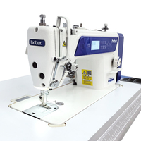 Máquina de Coser Industrial Automática Britex BR-9100-D4 con Cortahilos Automático para Uso Doméstico, en Oferta