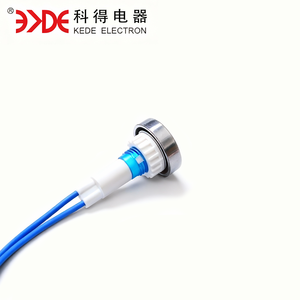 مصباح مؤشر LED أحمر وأصفر وأخضر وأزرق K01A قطر 10 مم 3-40 فولت - Product Image 5