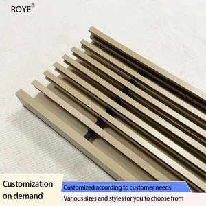 Tùy chỉnh hiện đại vuông bền khuếch tán không khí lưới tản nhiệt văn phòng tường điều hòa không khí trở lại lưỡi góc hợp kim nhôm kho - Product Image 6