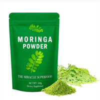 Suplemen Label Pribadi OEM Bubuk Moringa Bubuk Daun Moringa