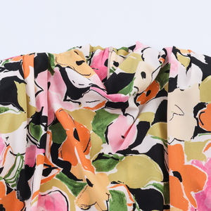 Chemisier floral personnalisé printemps 2026 à épaulettes rembourrées - Haut sans manches en mousseline avec ceinture à nouer pour <span class=keywords><strong>femme</strong></span>, OEM/ODM par l'usine chinoise - Product Image 3