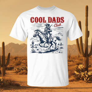 Camiseta Cool Dads Club Retro Western Cowboy Dad - Product Image 3