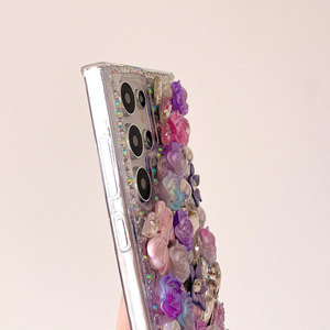 Cubierta de la caja del teléfono móvil del diseño de la flor del diamante del brillo de la calidad superior para <span class=keywords><strong>Samsung</strong></span> A04 A05 A13 A14 A15 A22 A72 Series - Product Image 2
