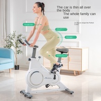 Sepeda Fitness Dalam Ruangan Pintar dan Senyap dengan Kontrol Magnetik, Sepeda Olahraga Stasioner untuk Penggunaan di Rumah, Penggerak Sabuk, Kapasitas 120kg, Garansi 1 Tahun