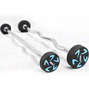 <span class=keywords><strong>Barra</strong></span> de Pesas Fija de Acero FANGBU FB-1401 para <span class=keywords><strong>Curl</strong></span> de Bíceps, Rango de Peso de 10-50 kg, Incrementos de 5 kg, Pesas Libres para Entrenamiento de Fuerza - Product Image 2