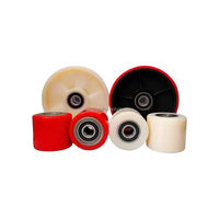 Composants de rouleaux de chariot élévateur industriel - Roues de direction hydrauliques manuelles en PP/Polyuréthane/Nylon, Roues en PP (Pièces de chariot élévateur)