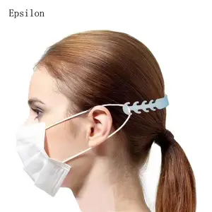 イプシロン調節可能なシリコンイヤーガード抗耳痛マスクフードイヤーセーバーエクステンションストラップフック