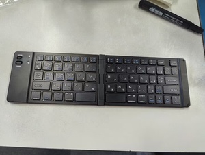 Tùy Chỉnh Mini Xách Tay Gấp Đôi Không Dây Gấp Bàn Phím Nga Arabic Tây Ban Nha Azerty Ngôn Ngữ 3 Bt Cho Bluetooth Cắt Kéo - Product Image 6