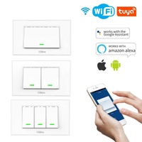 Interrupteur intelligent Milfra Wifi, fil neutre/sans fil neutre en option, interrupteur intelligent pour éclairage, bouton poussoir, commande vocale, interrupteur mural