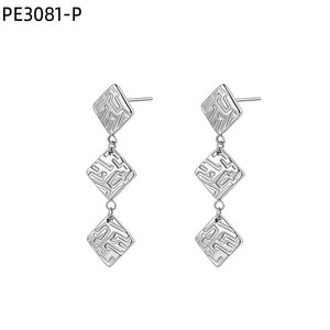 ต่างหูแฟชั่น PE3081 สำหรับผู้หญิง เครื่องประดับคุณภาพสูง - Product Image 1