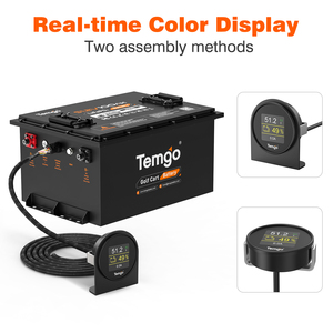 TEMGO US Stock <b>48V</b> 51.2V 100Ah <b>Battery</b> 5000+ Cycles Golf Cart Lithium Ion <b>Battery</b> Pack for Golf Cart <b>Battery</b> - Product Image 1