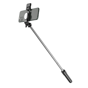 Shenzhen OEM, support de téléphone sans fil pliable de 1 mètre de long, bâton à <span class=keywords><strong>selfie</strong></span> avec miroir et lumière d'appoint, fonction de pliage supplémentaire - Product Image 2