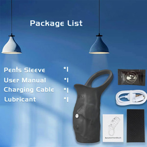 Vibrerende penishoes & <span class=keywords><strong>ring</strong></span>, seksspeeltjes voor mannelijke koppels met G-spot stimulatie - Product Image 3