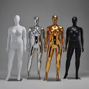 Factory Wholesale <strong>Female</strong> Male <strong>Dummy</strong> Golden Mannequin Plus Size Golden Chrome <strong>Female</strong> Mannequin - Product Image 3