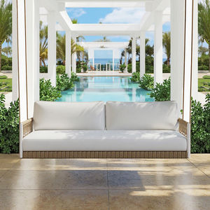 Hoogwaardige touwgeweven hangmat voor buitenmeubilair, binnenplaats, tuin, terras, hotel, geschikt voor 3 personen, 3-6 jaar - Product Image 4