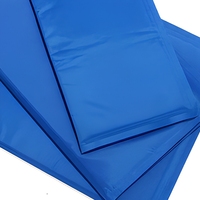 Tapis rafraîchissant pour animaux de compagnie - Sans électricité - Motif bleu uni - Matériau en mousse - Taille XS - Petits animaux