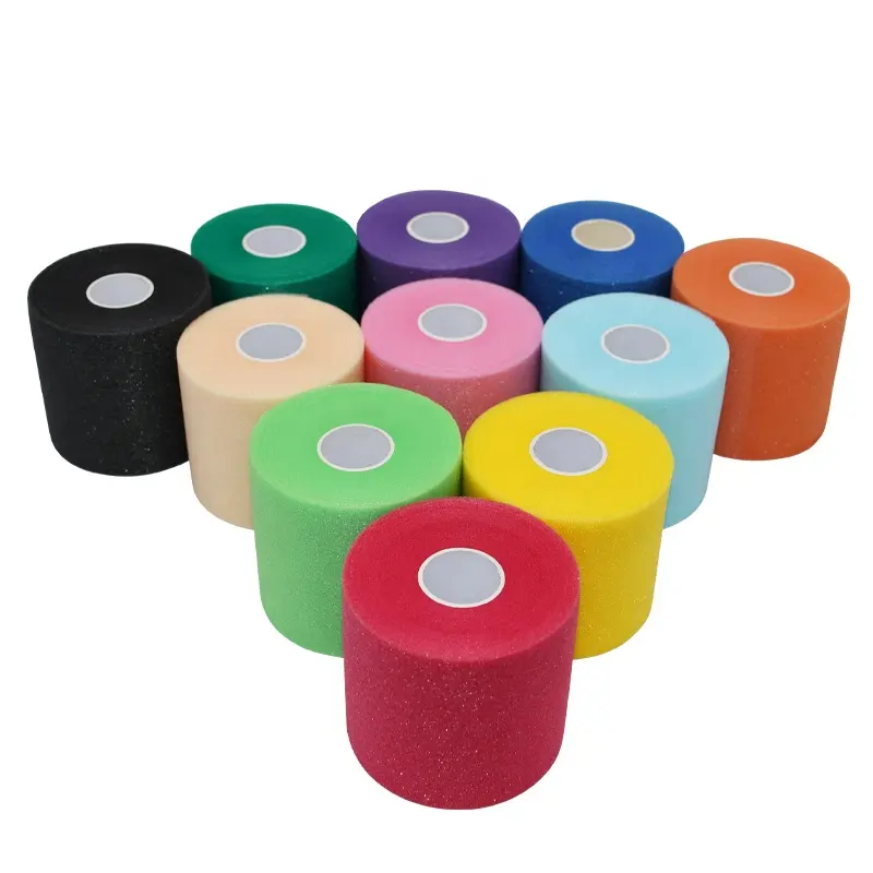 2023 Hot Bán Nhà Máy Bán Buôn 7Cm 27M 30yds Dưới Bọc Bọt Băng Prewrap Độ Đàn Hồi Cao Phòng Chống Thể Thao Chấn Thương