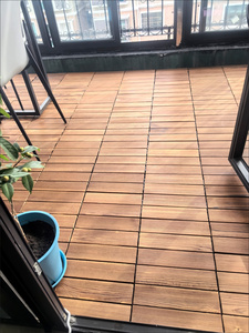 أرضيات خشبية من الصنوبر الاسكتلندي مُعالجة بالكربنة ومضادة للتآكل للحدائق، سطح خارجي بدون تركيب لتزيين منزلك بنفسك - Product Image 4