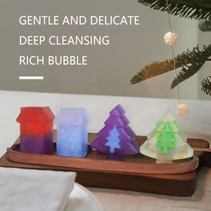 Set Regalo di Sapone Artigianale Schiumogeno al Miele e Fiori per Hotel, Sbiancante, con Supporto, Vendita all'Ingrosso per Natale - Product Image 6