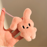 Porte-clés en peluche personnalisé, mini, mignon, animal en peluche, pendentif doux et moelleux, breloque de sac, cadeau promotionnel, vente en gros