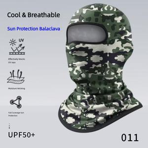Passamontagna Estivo in Seta Ghiacciata Sottile, <span class=keywords><strong>Sottocasco</strong></span> con Protezione UV, Cappello da Moto e Ciclismo, <span class=keywords><strong>Maschera</strong></span> Solare per Esterni - Product Image 3