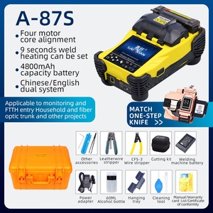 Machine portative d'épissage optique de A-87S d'épisseur de fusion de fibre pour les réseaux de FTTH et de GSM - Product Image 2