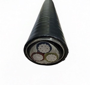 Vente directe d'usine de câbles <span class=keywords><strong>Teck</strong></span> 90 3x1/0AWG 3x2/0AWG Câble d'alimentation blindé flexible - Product Image 4