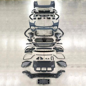 Kit de carrocería de parachoques de coche de alto rendimiento para <span class=keywords><strong>Mercedes</strong></span> <span class=keywords><strong>Benz</strong></span> GLE <span class=keywords><strong>clase</strong></span> W167 2020 + cambio a GLE63 <span class=keywords><strong>AMG</strong></span>. - Product Image 1