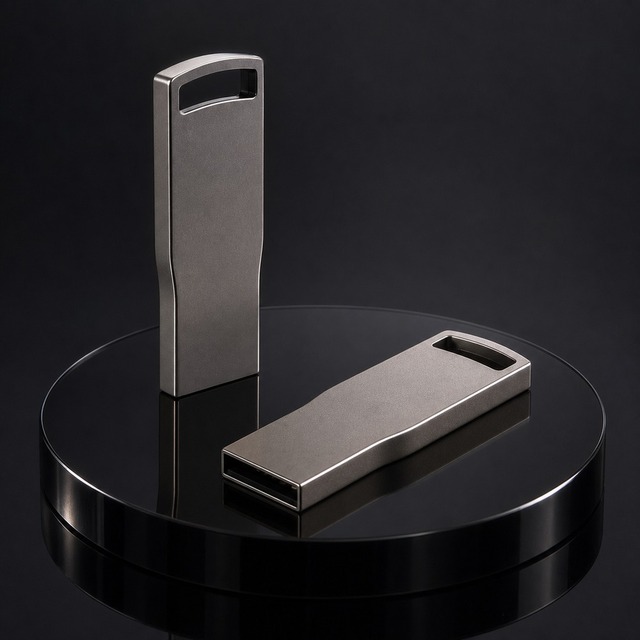 Mini Metal Keychain USB Flash Drive USB 2.0 16GB 32GB 64GB Custom Laser Logo Promotional Gift