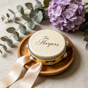 Tambourin de mariage en peau de mouton naturelle de qualité supérieure, 15 cm (4/6 pouces), <span class=keywords><strong>percussion</strong></span> en bois de bouleau massif avec logo personnalisé pour <span class=keywords><strong>festival</strong></span>, vente en gros - Product Image 4