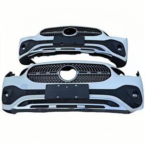 Kit de carrocería Mercedes-Benz <span class=keywords><strong>GLA</strong></span> W247 de alta calidad, parachoques delantero y trasero de nueva condición, recortes de luz antiniebla, Material plástico para coches CLA - Product Image 4