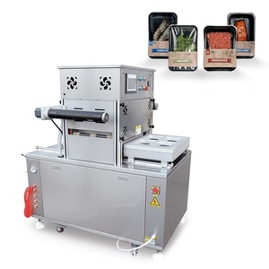 Automatic MAP Tray Sealer <strong>Machine</strong> Nitrogen Fill Meat Vacuum Tray Packing <strong>Machine</strong> Meal <strong>Modified</strong> <strong>Atmosphere</strong> Tray Sealing <strong>Machine</strong> - Product Image 2