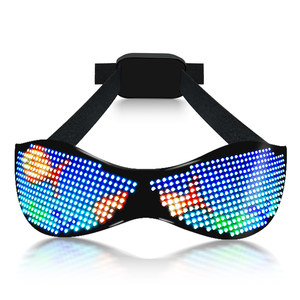 Populaire bricolage RGB coloré lumière LED lunettes sans fil lumineux brillant lunettes de noël pour la fête amusante pour le nouvel an chinois - Product Image 3