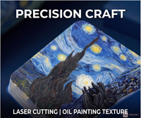 Bloc-notes artistique 3D à déchirer de la série Van Gogh avec lumière LED pour la décoration de bureau, souvenir pour collectionneur d'art, cadeau d'entreprise pour les fêtes