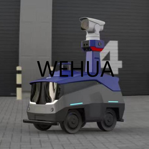 Robot de sécurité extérieur Weihua, argenté, navigation autonome, caméra 360 degrés, patrouille, surveillance - Product Image 3