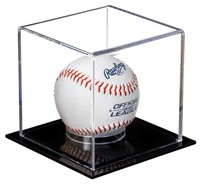Étui de présentation pour balles de baseball, de tennis et de softball en acrylique - Taille personnalisable (100-300 mm) Léger et de haute qualité pour un rangement optimal