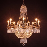 Luminaire de décoration de mariage créatif Lustre d'escalier moderne de luxe Luminaire de salon en cristal