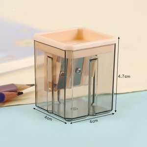 <span class=keywords><strong>Temperamatite</strong></span> da scrivania in plastica a buon mercato con opzione spessa e sottile comoda scatola <span class=keywords><strong>per</strong></span> affilare - Product Image 2