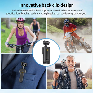 Nouvelle <span class=keywords><strong>caméra</strong></span> de sport mini 4K Wi-Fi CMOS <span class=keywords><strong>avec</strong></span> objectif rotatif à 180 degrés, anti-tremblement, pour vlogging et photographie, modèle 2025 - Product Image 6