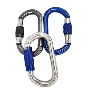 ANYUE Climbing Hook For Connecting U-shaped oval hook safety belt fittings buckle Steel Carabiner