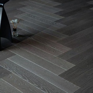 <span class=keywords><strong>Parquet</strong></span> à chevrons en chêne rouge du Canada brossé <span class=keywords><strong>gris</strong></span> résistant à l'humidité Plancher en bois d'ingénierie Art Splice Chevron Planchers en bois composite - Product Image 5